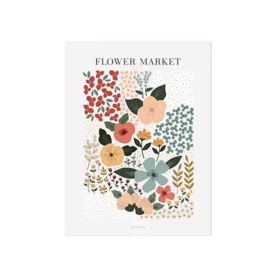 Affiche Floral Market (30 x 40 cm)