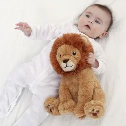 Peluche bruit blanc avec détecteur de réveil Louis le lion