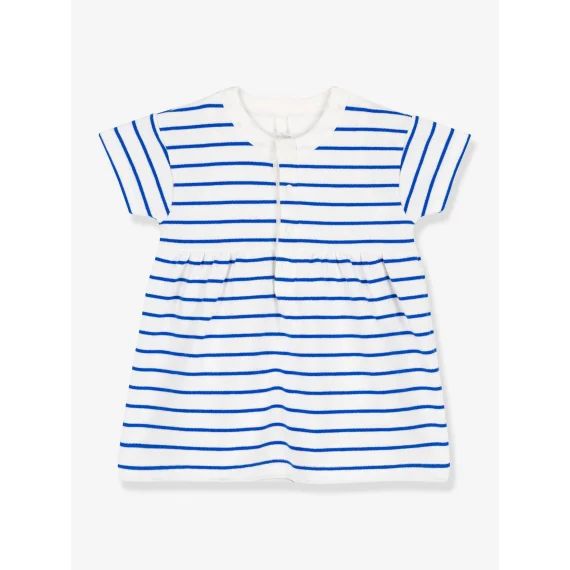 Robe + body manches courtes PETIT BATEAU blanc