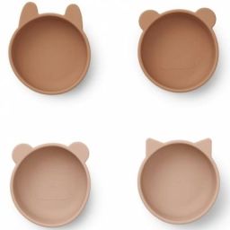 Lot de 4 bols en silicone Iggy tuscany rose mix