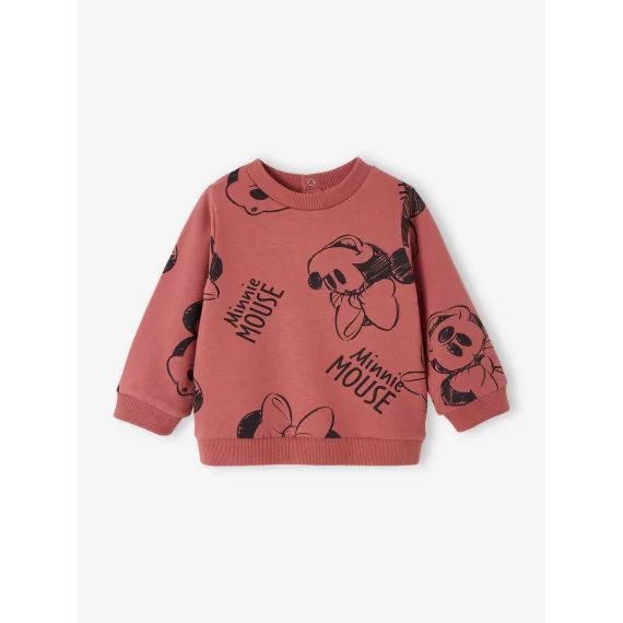 Sweat Disney® Minnie bébé vieux rose