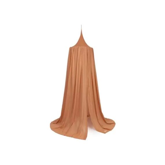 Ciel de lit Vera broderie Sienna Brown (250 cm)