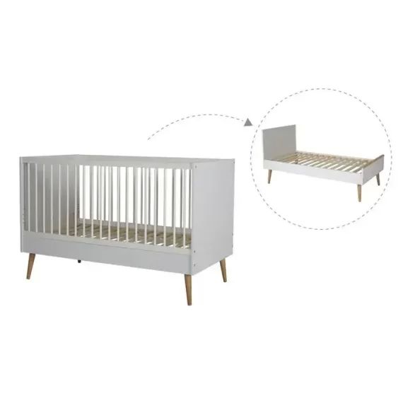 Lit évolutif Cocoon Ice White (140x70cm)