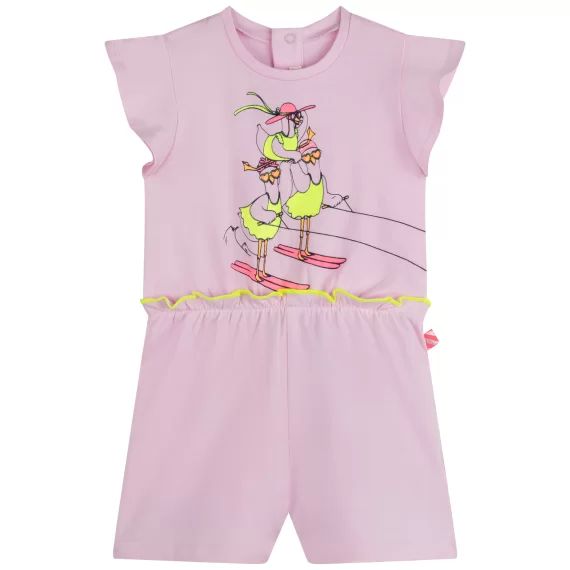 Combinaison short Fille Rose