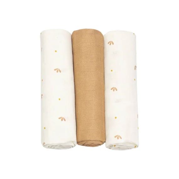 3 Langes Doux Pour Bébé Camel