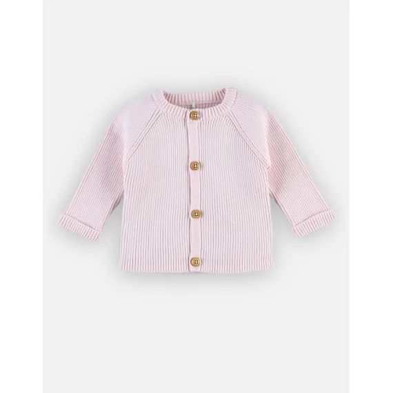 Cardigan En Tricot Rose