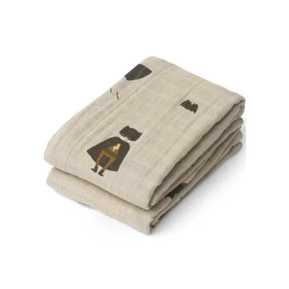 Lot de 2 langes Lewis Superhero Dune mix (65 x 65 cm)