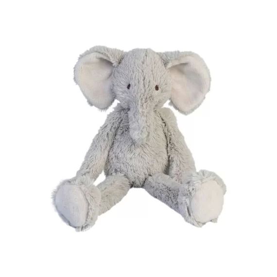 Peluche éléphant Enzo gris (28 cm)