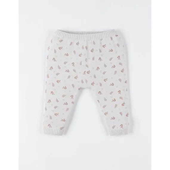 Legging En Tricot Bio Fin Beige