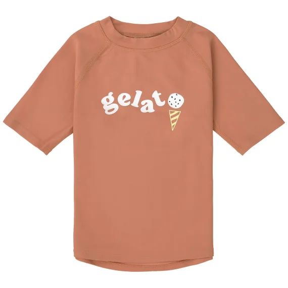 T-shirt anti-UV manches courtes terre (13-18 mois)