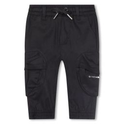 Pantalon en gabardine Garçon Noir
