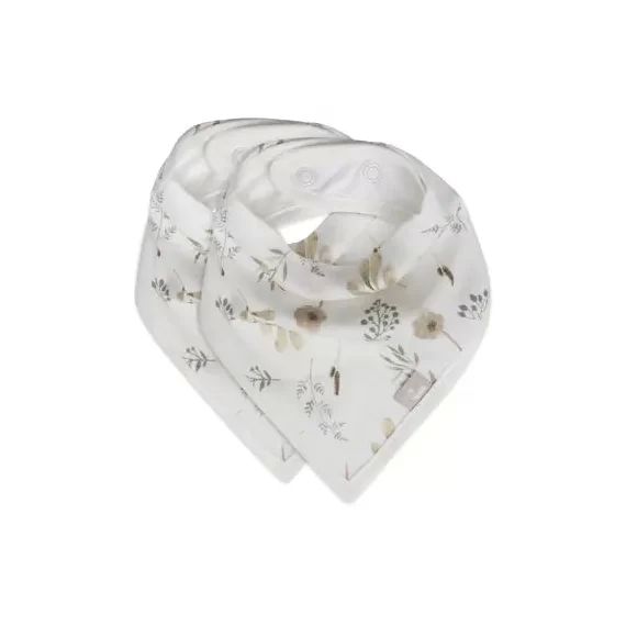 Bavoir bandana Wild Flowers (Pack x2)
