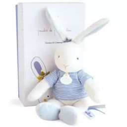 Coffret peluche Lapin matelot Poudre de Perlidoudou (25 cm)