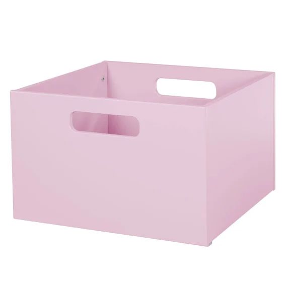 Boîte De Rangement En Bois Pour Les Jouets Rose Clair