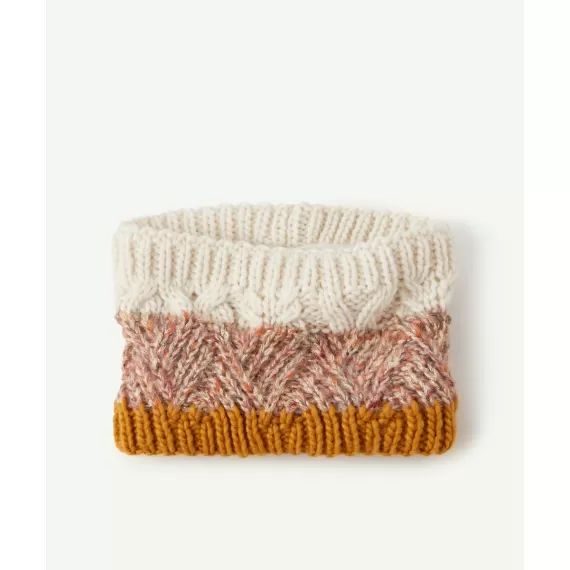 Snood bébé fille multicolore brillant en fibres recyclées –  – Soldes