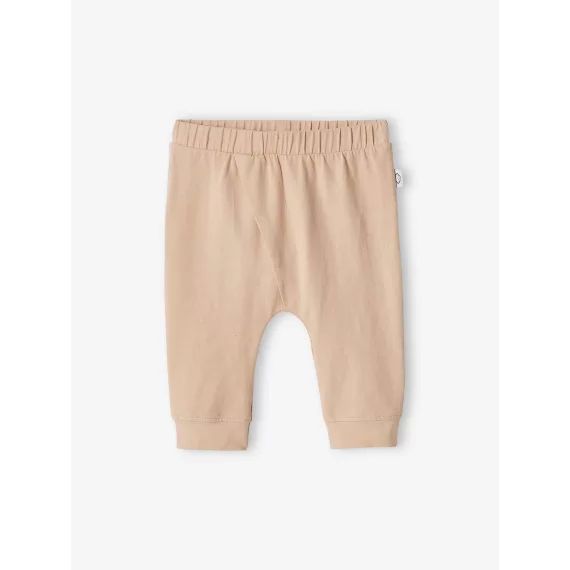 Pantalon naissance en maille souple BASICS beige