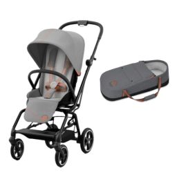 Poussette Cybex Eezy S Twist PLUS 2 – Châssis Black + Cocoon S – Lava Grey (2022)