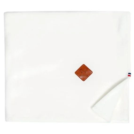 Couverture Polaire 100% Coton Ultra-doux Blanc