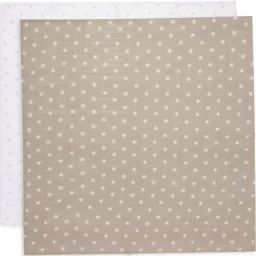 Lot de 2 langes en coton bio Pointelle & Sun (70 x 70 cm)
