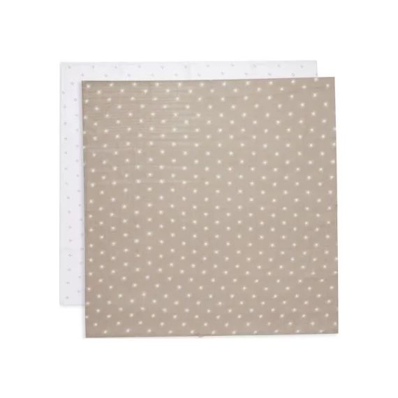 Lot de 2 langes en coton bio Pointelle & Sun (70 x 70 cm)