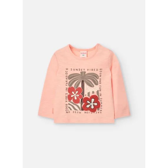 T-shirt Tricot Combiné Orange