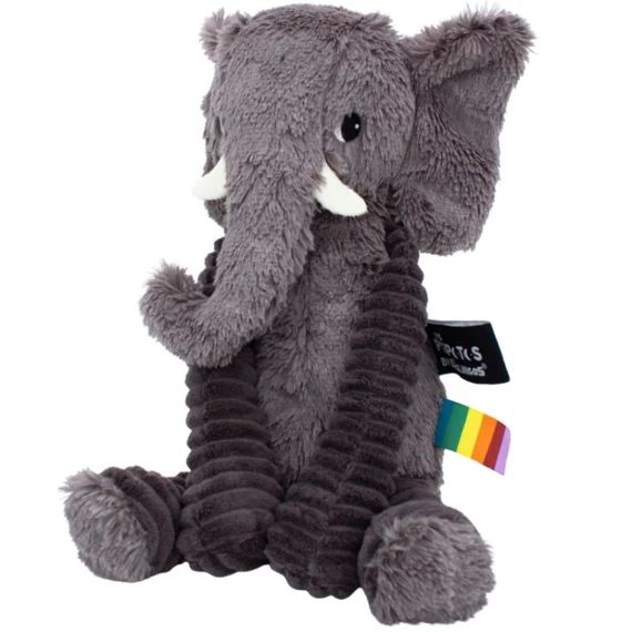 Peluche géante Hippo bleu jean (85 cm)