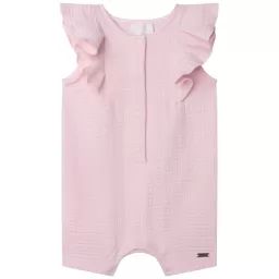 Combinaison volantée à motifs UNISEXE Rose