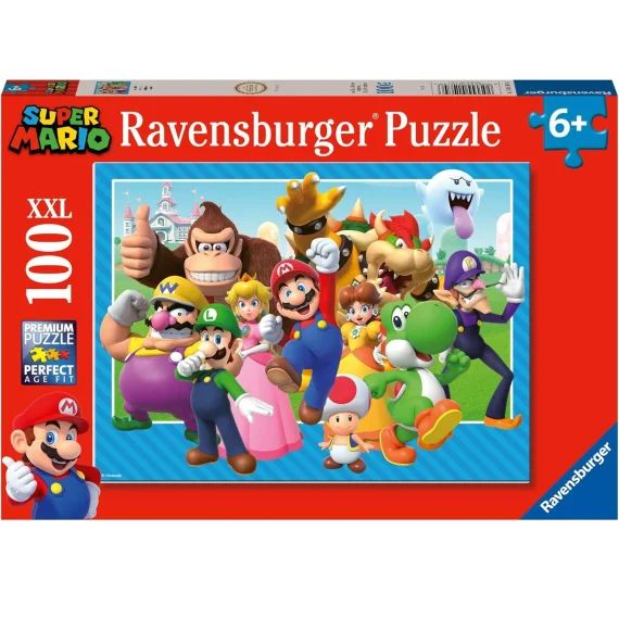 Puzzle Let&rsquo;s-a-go Super Mario 100 Pcs Xxl Rouge