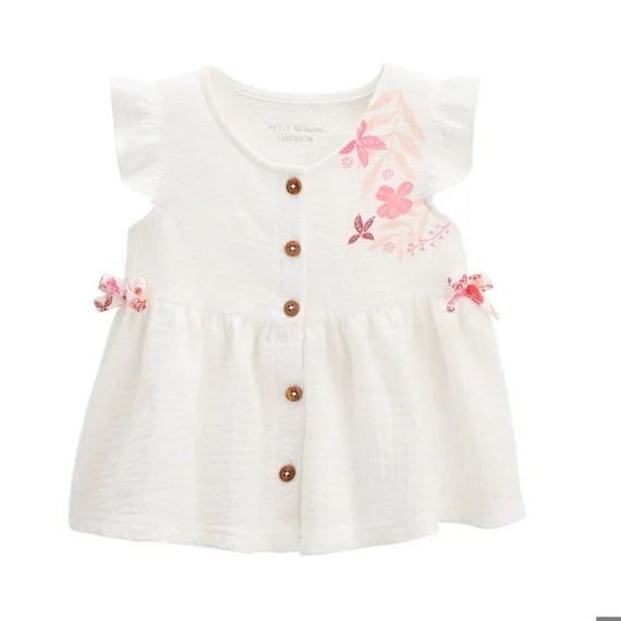 Blouse Bébé En Gaze De Coton Lipsi Rose
