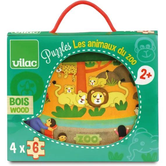 Puzzles Du Zoo Vert