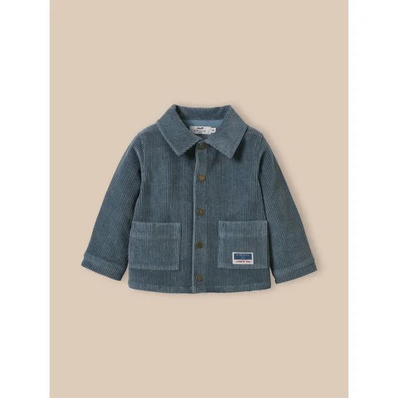 Surchemise En Velours Vert Anglais