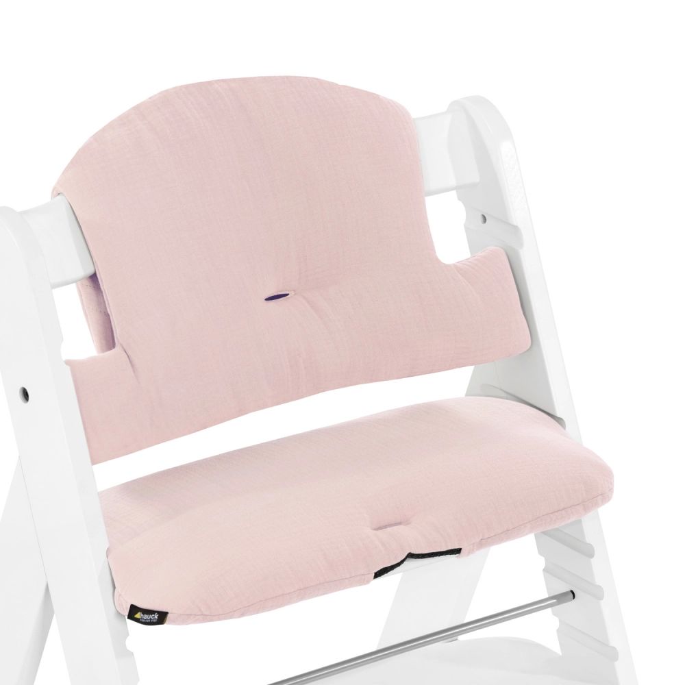 Coussin Chaise Haute Hauck Select – Muslin Mineral Rose