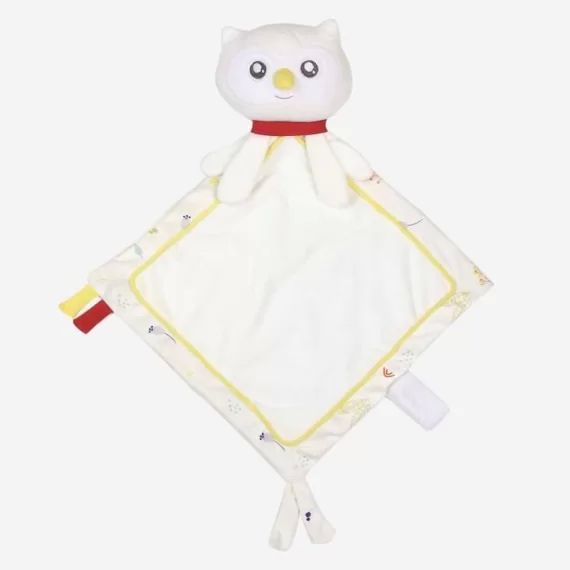 Doudou chouette – Marque – Modèle – Beige – 26 x 26 cm – Mixte – Bébé – 0 mois – Naissance – Doudou – Non beige