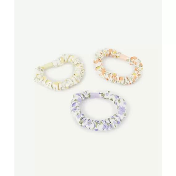 Lot de 3 chouchous fleuris bébé fille –  – Soldes