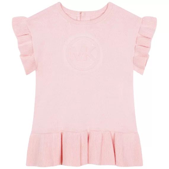 Robe en tricot Fille Rose