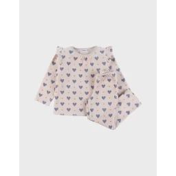 Pyjama 2 Pièces En Velours Rose