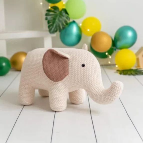 Peluche Buba l&rsquo;éléphanteau Mini Amigurumi