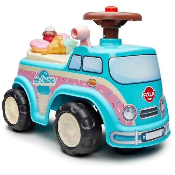 Porteur Glacier avec accessoires – FALK – Dès 12 mois – 100% fabriqué en France rose