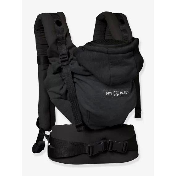Porte-bébé physiologique HoodieCarrier 2 LOVE RADIUS black forest
