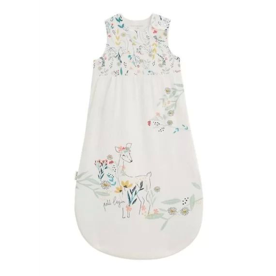 Gigoteuse d&rsquo;été en gaze de coton – Jardin Poétique blanc