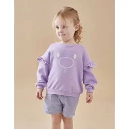Sweat Nouky enmolleton blanc