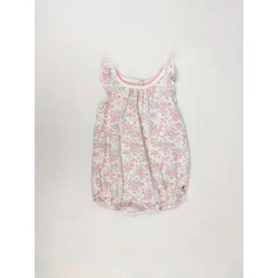 Barboteuse à fleurs Fille ou Garçon 6 mois