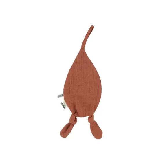 Doudou attache sucette Bliss Rust (38 cm)