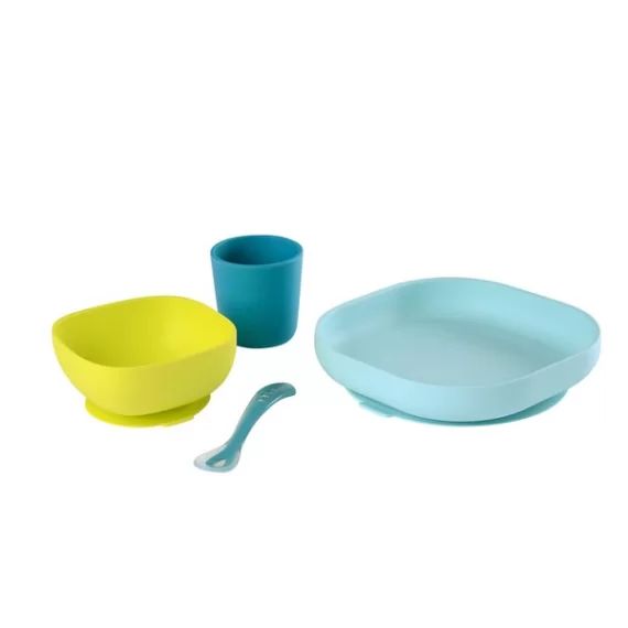 Set Vaisselle Silicone Béaba – Blue