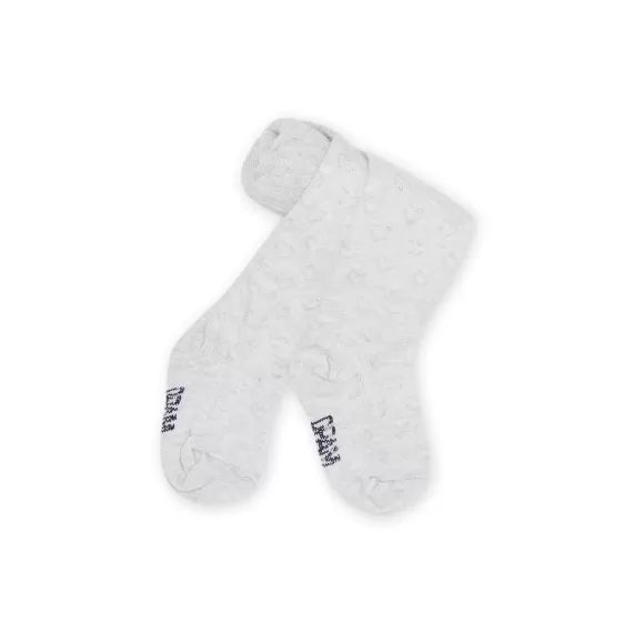 Collant Gris Chiné Bébé Fille