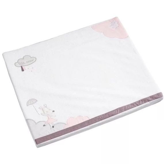 Lilibelleatelas à Langer Grand Modèle Blanc,Rose blanc