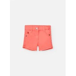 Short Uni En Coton Rouge