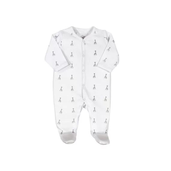 Pyjama léger blanc Sophie la girafe (1 mois)