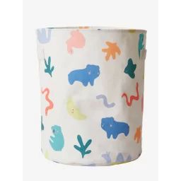Panier de rangement XL ARTISTE blanc imprimé