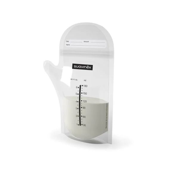 Sachets Pour Lait Maternel Avec Fermeture Zip Blanc